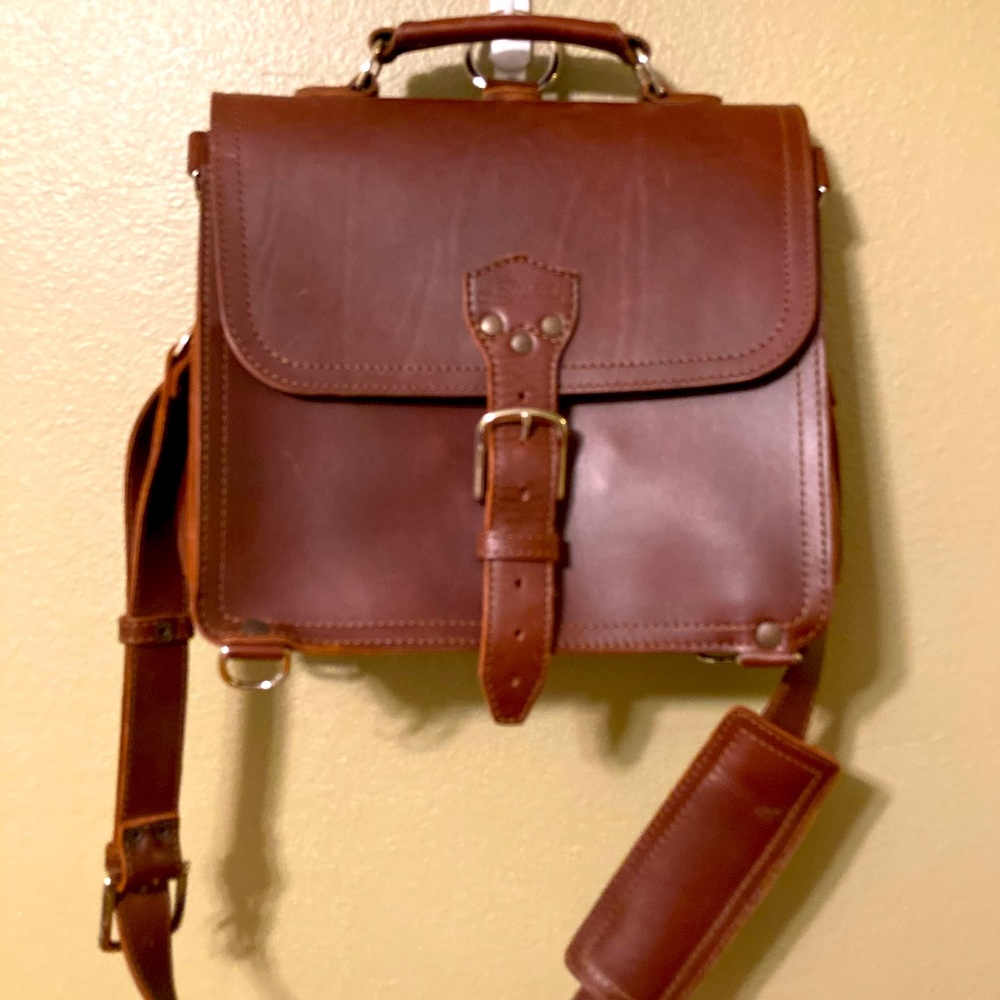 Saddleback Thin Leather Briefcase (NWOT)